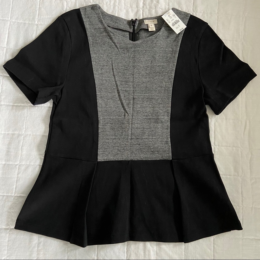 J. Crew Peplum Dress Shirt